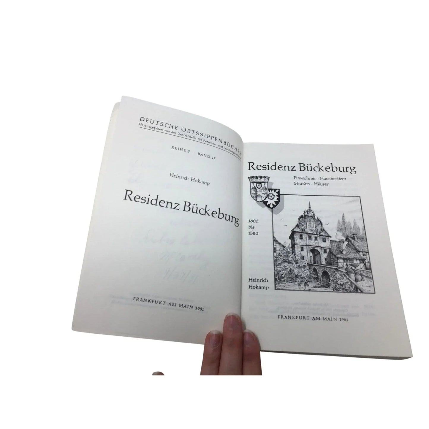 "Deutsche Ortssippenbücher: Residenz Bückeburg" by Heinrich Hokamp - A+ Stuff - books - A+ Stuff