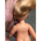 Vintage Unclothed Collectible Doll w/ Bangs & Long Blonde Hair/Blue Eyes