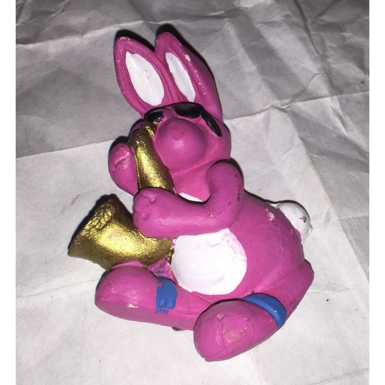 Vintage Pink Energizer Batteries Bunny Rabbit Refrigerator Magnet