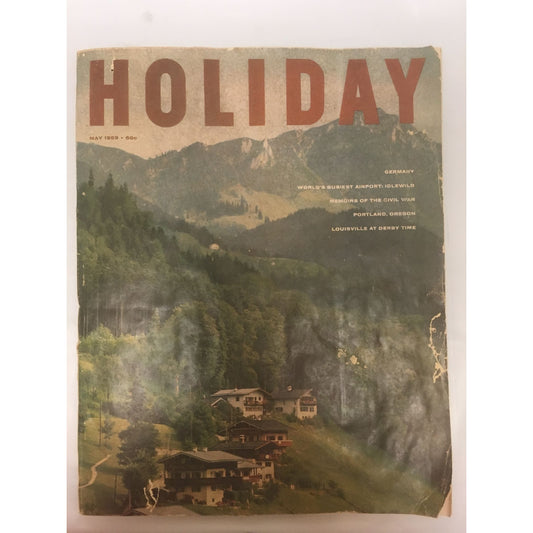 Vintage HOLIDAY Magazine ~ May 1959 ~ Germany ~ Kentucky Derby ~ Positano ~ Portland