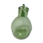 Vintage Small Green Handblown Flower Vase/Jug with Handle