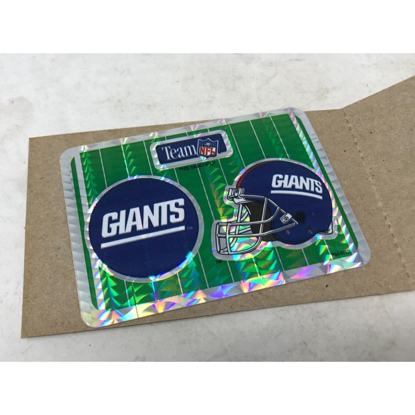 NFL New York GIANTS Sticker Sheet