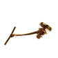 Dior Men's Two Tone Tie Pin - Textured Oval with Logo - Dior - Tie Pin - A+ Stuff