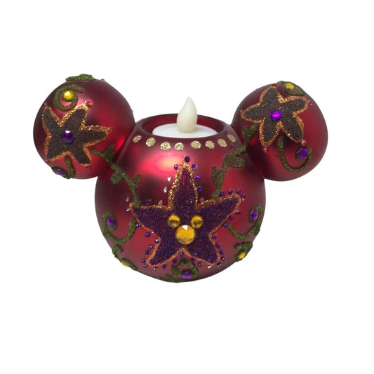 ''Disney'' Mickey Mouse Holiday Christmas Candle Holder - disney - Seasonal & Holiday Decorations - A+ Stuff