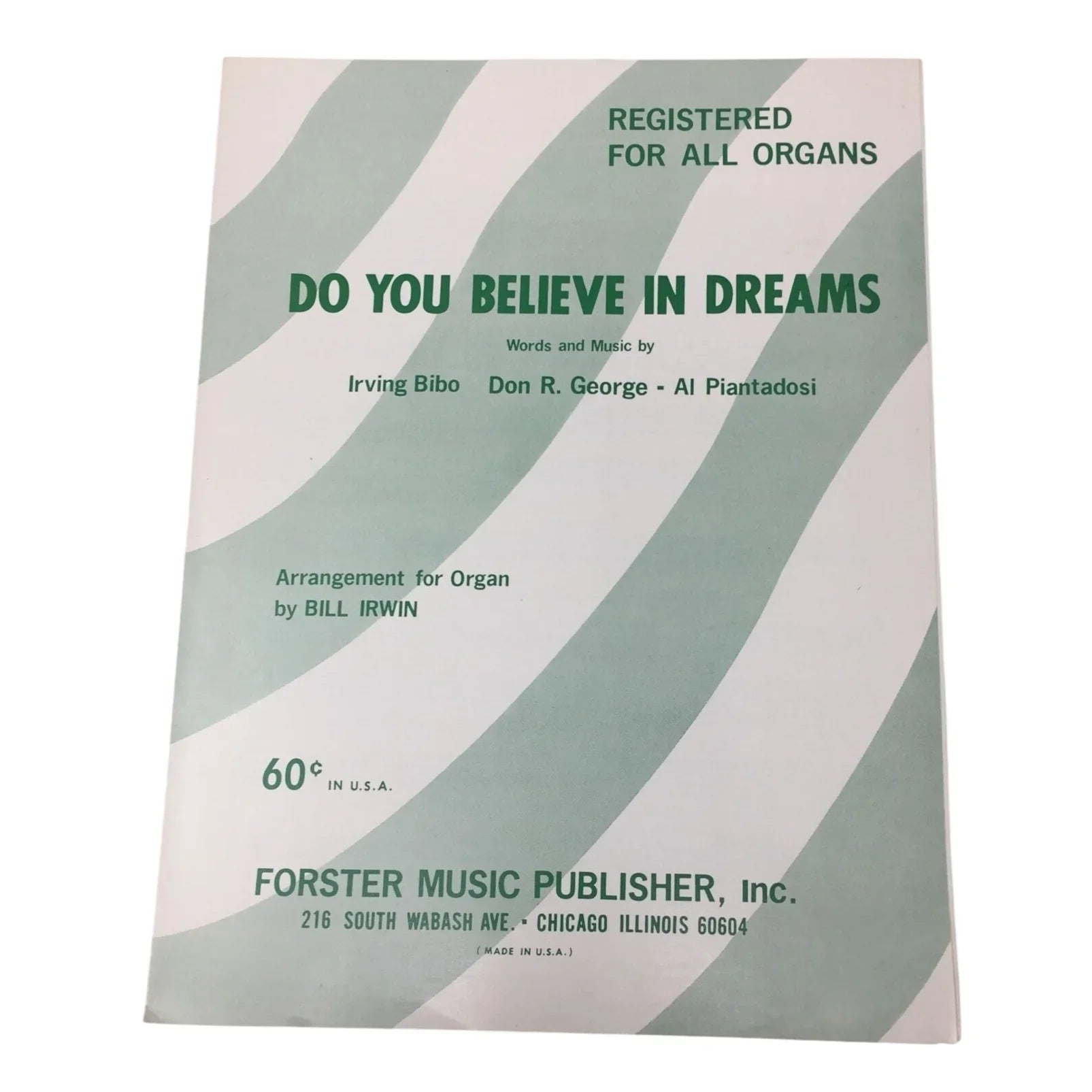 ''Do You Believe in Dreams'' Vintage Sheet Music - A+ Stuff - sheet music - A+ Stuff