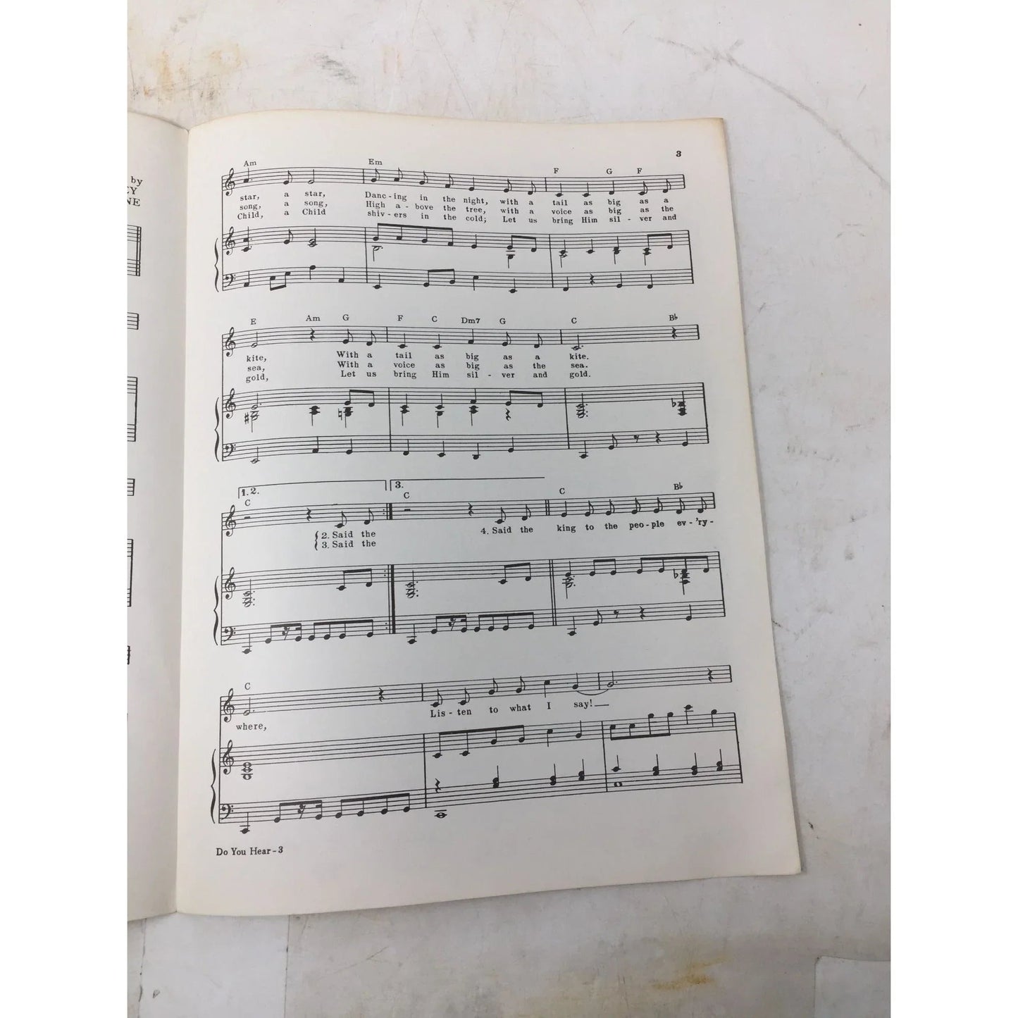 ''Do You Hear What I Hear'' by Noel Regney and Gloria Shayne - A+ Stuff - Sheet Music - A+ Stuff