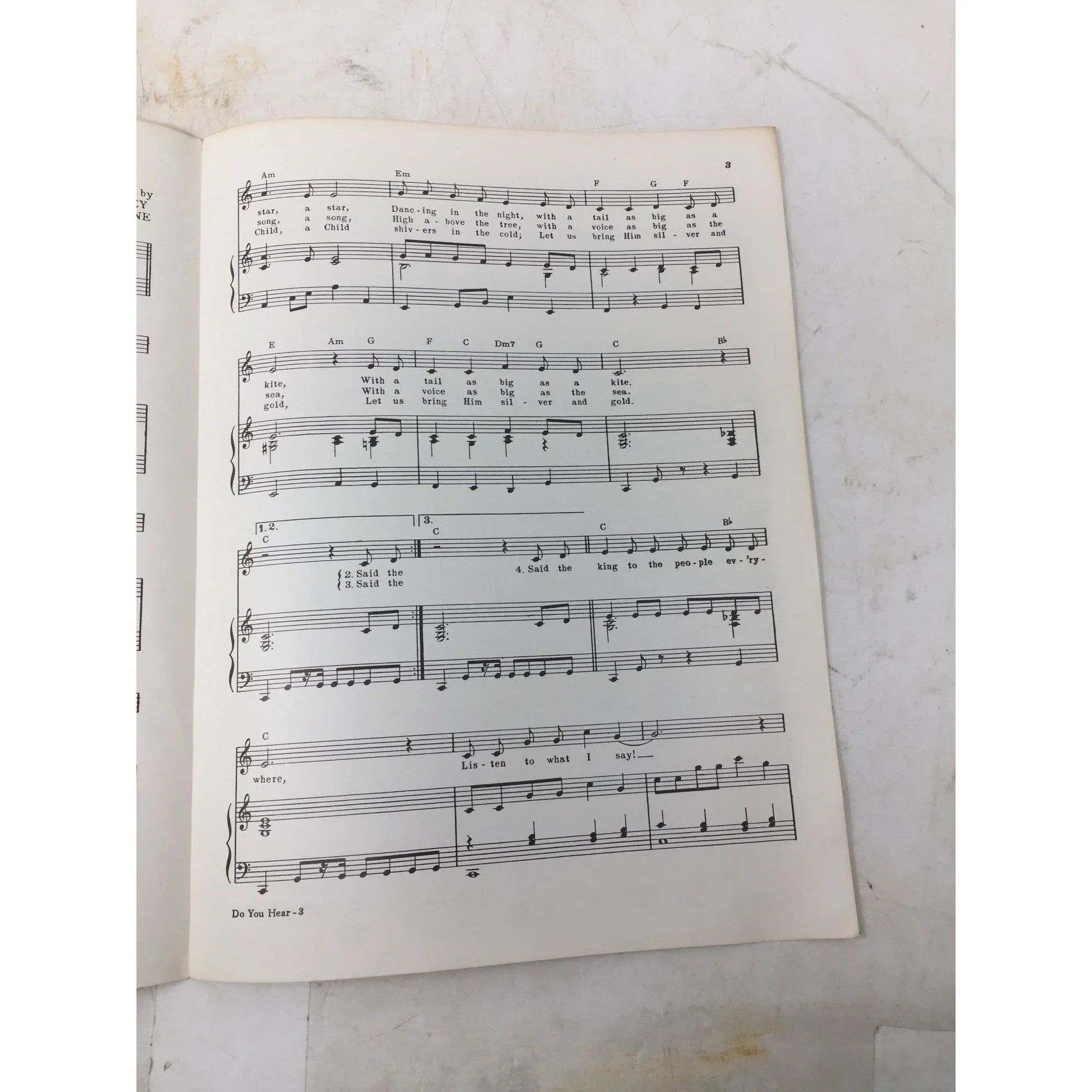 ''Do You Hear What I Hear'' by Noel Regney and Gloria Shayne - A+ Stuff - Sheet Music - A+ Stuff