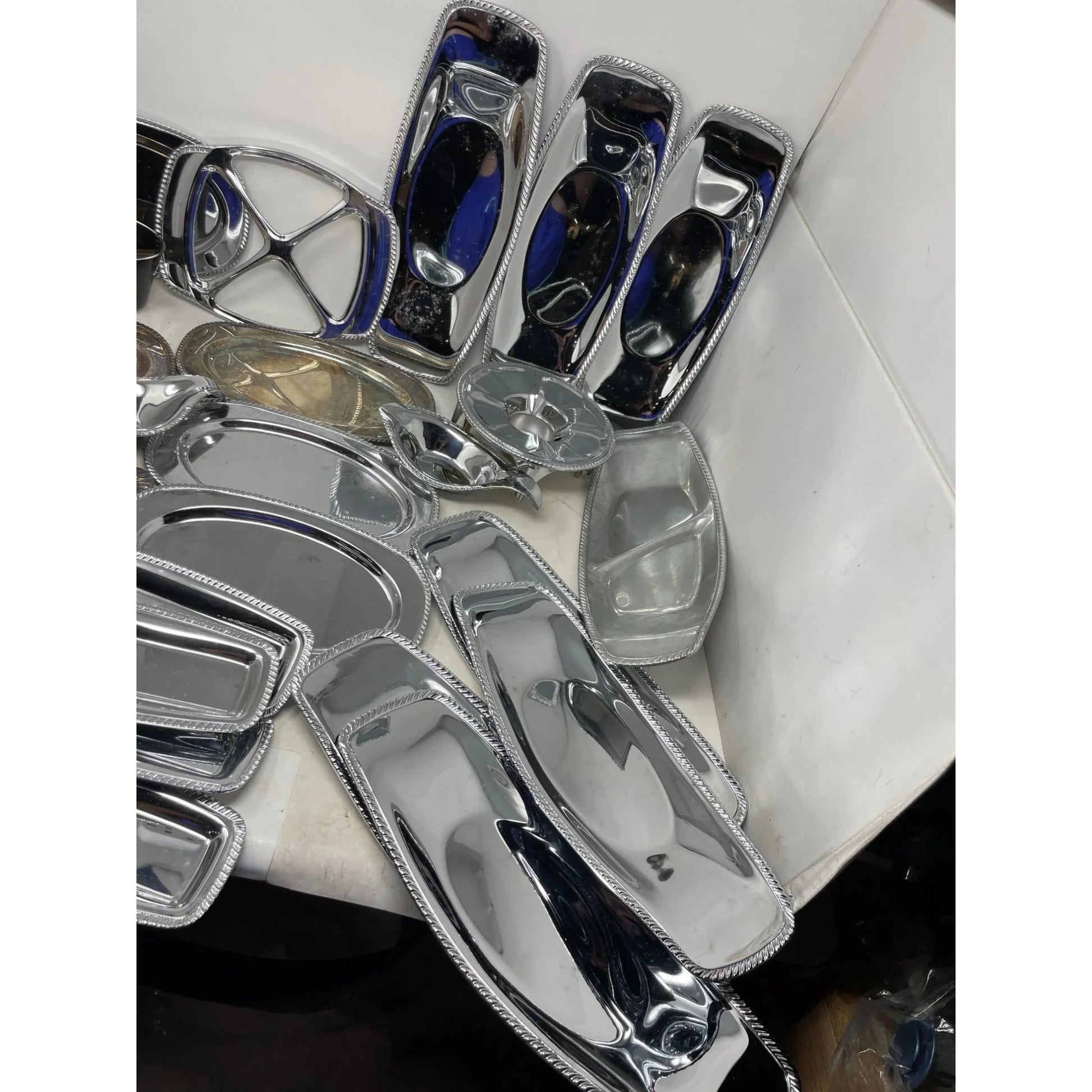 Doehler Jarvis Corp. 26 Piece Set of Silver Dishes - Doehler Jarvis corp. - Drinking, Dining & More - A+ Stuff