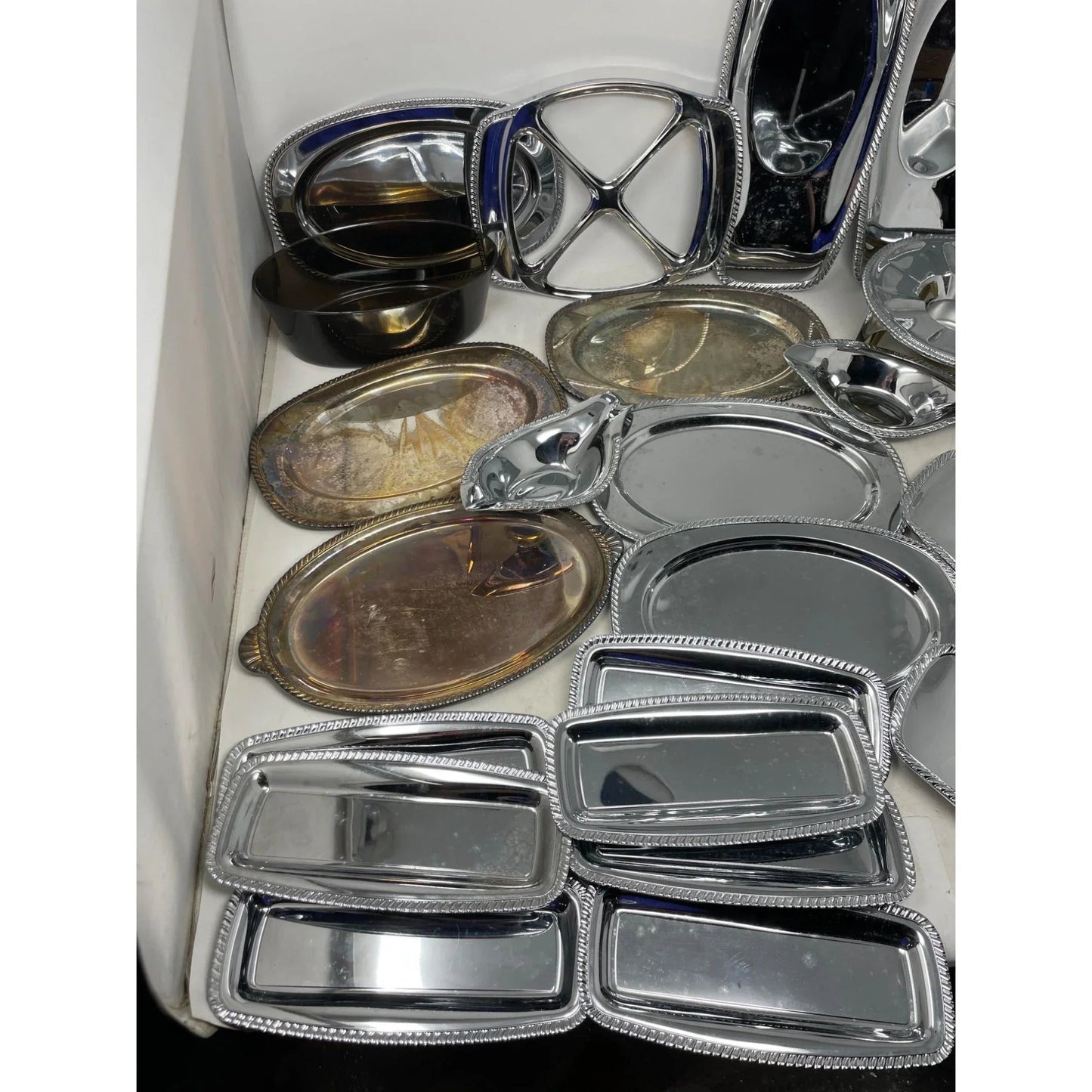 Doehler Jarvis Corp. 26 Piece Set of Silver Dishes - Doehler Jarvis corp. - Drinking, Dining & More - A+ Stuff