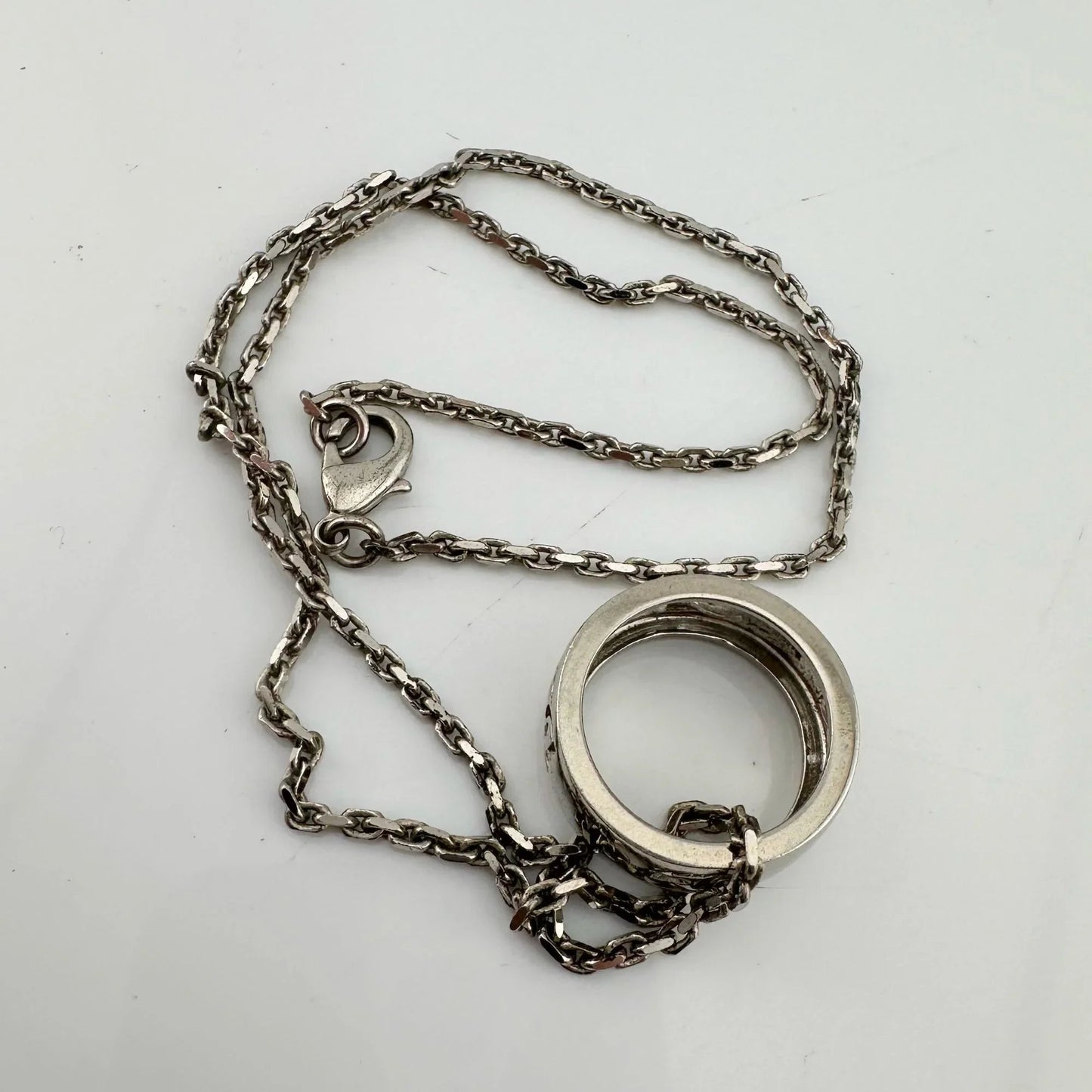 Dolce and Gabanna Cut Out DG Ring with Necklace - Dolce and Gabanna - Luxury Item - A+ Stuff