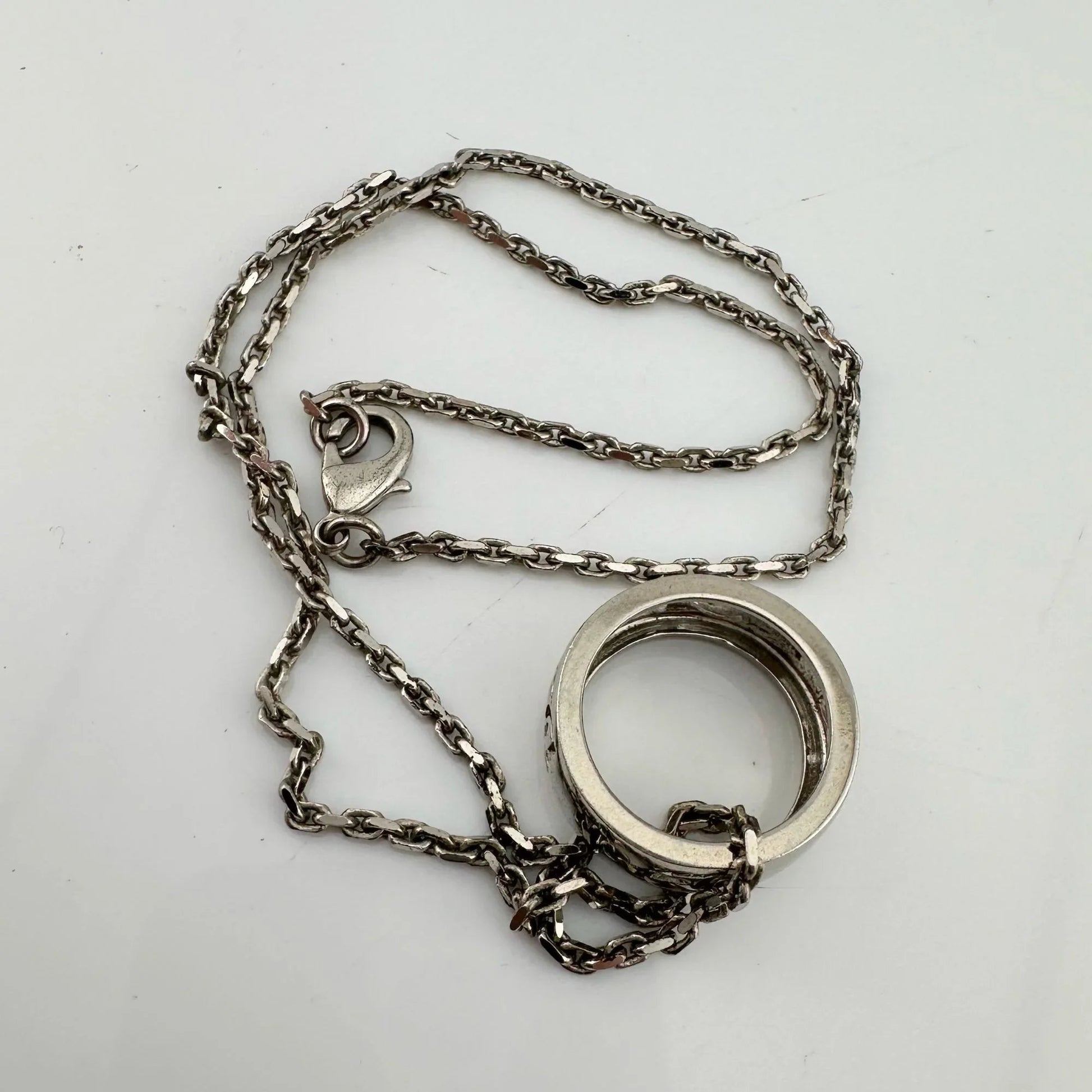 Dolce and Gabanna Cut Out DG Ring with Necklace - Dolce and Gabanna - Luxury Item - A+ Stuff
