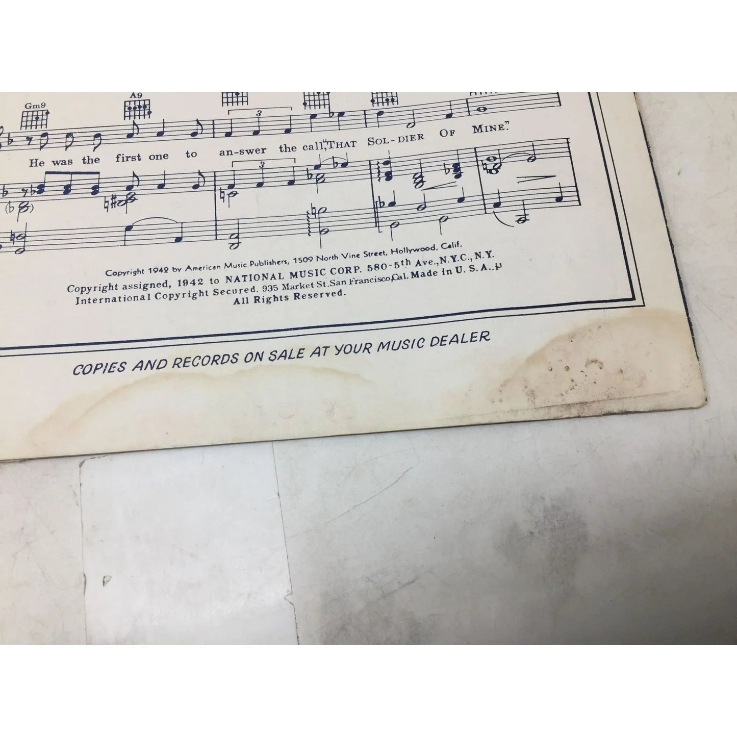 ''Don't Cry'' Lyric and Music by Sunny Skylar - A+ Stuff - Sheet Music - A+ Stuff