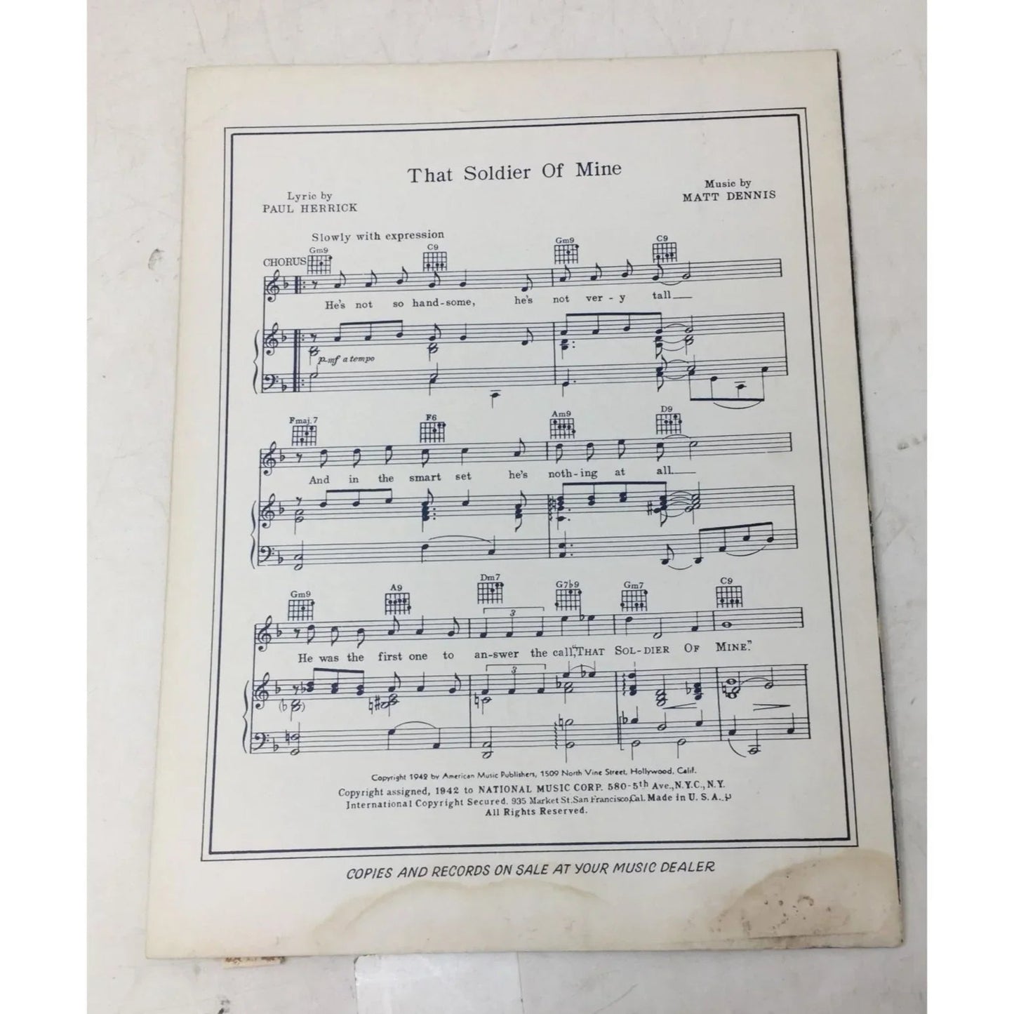 ''Don't Cry'' Lyric and Music by Sunny Skylar - A+ Stuff - Sheet Music - A+ Stuff
