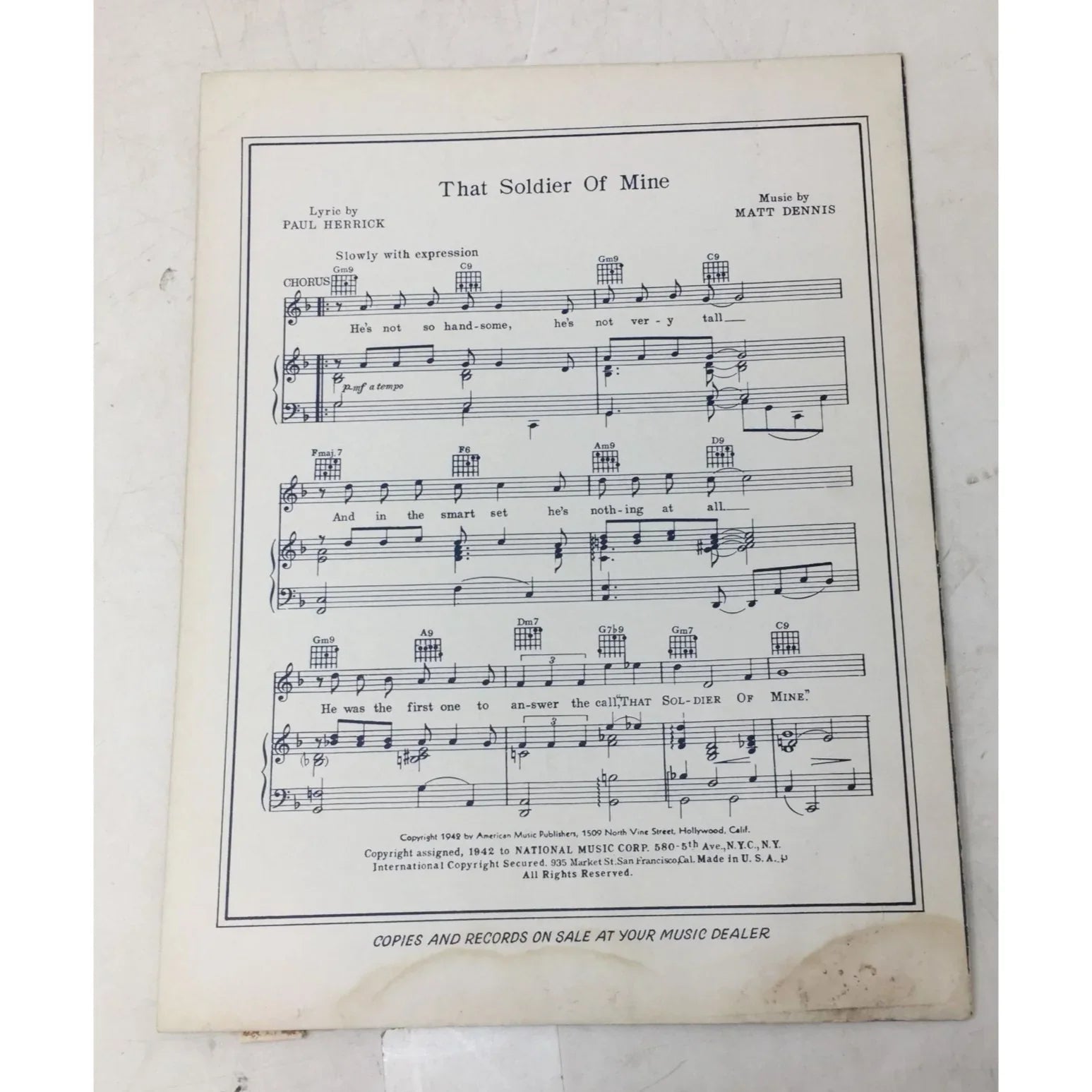 ''Don't Cry'' Lyric and Music by Sunny Skylar - A+ Stuff - Sheet Music - A+ Stuff