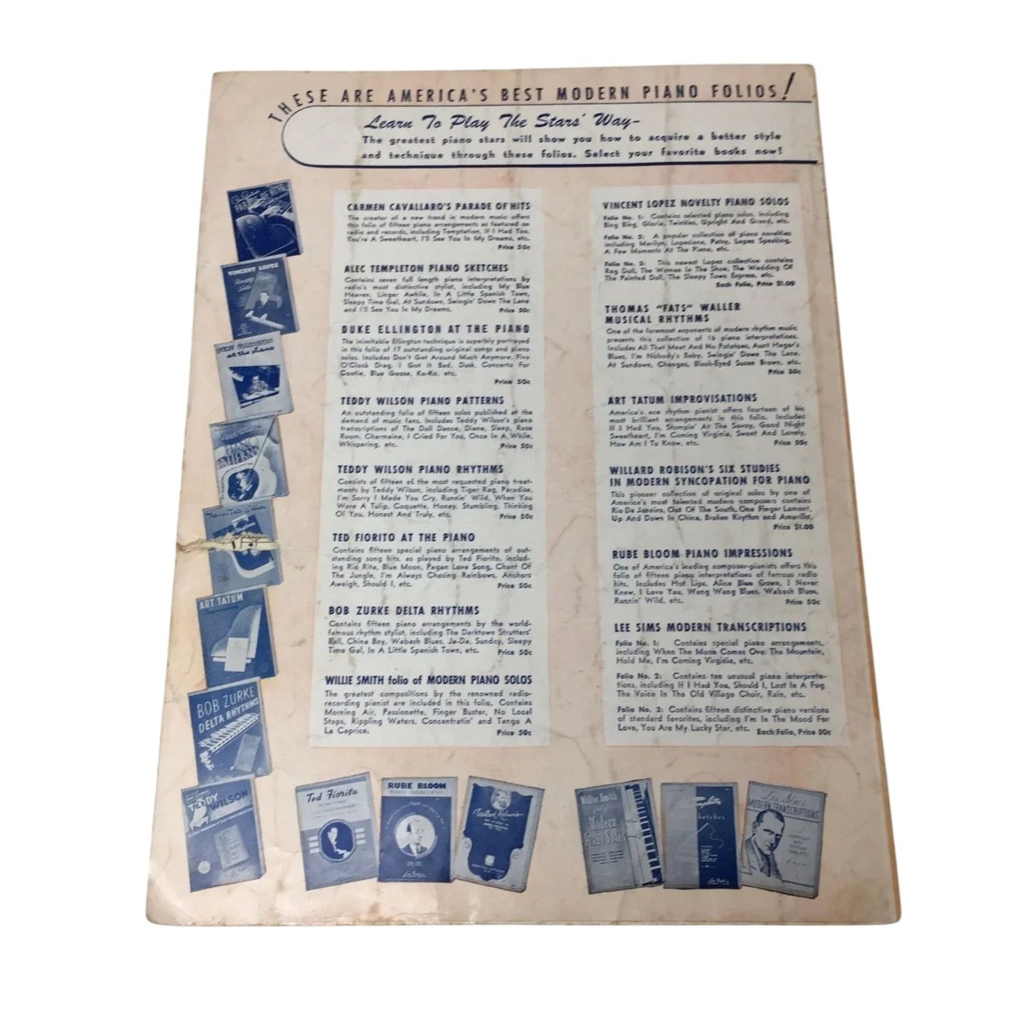 ''Don't Get Around Much Anymore'' Vintage 1942 Sheet music - A+ Stuff - sheet music - A+ Stuff