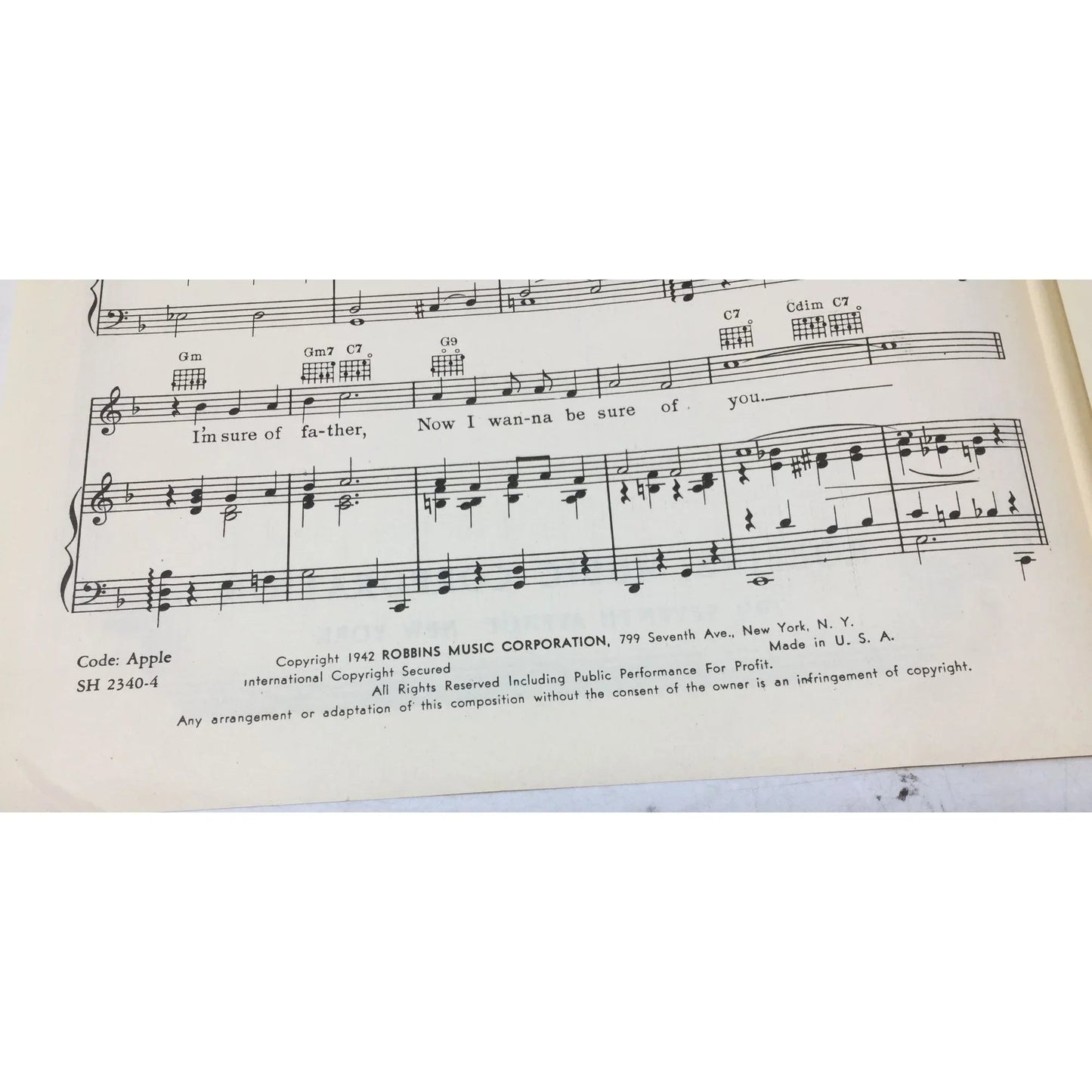 ''Don't Sit Under The Apple Tree (With Anyone Else But Me)'' - A+ Stuff - SHEET MUSIC - A+ Stuff