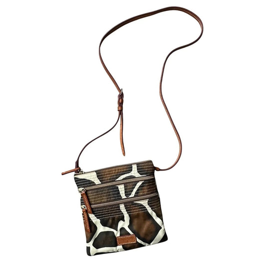 Dooney & Bourke Giraffe Print Triple Zip Nylon Crossbody Bag - Dooney & Bourke - Crossbody Bag - A+ Stuff