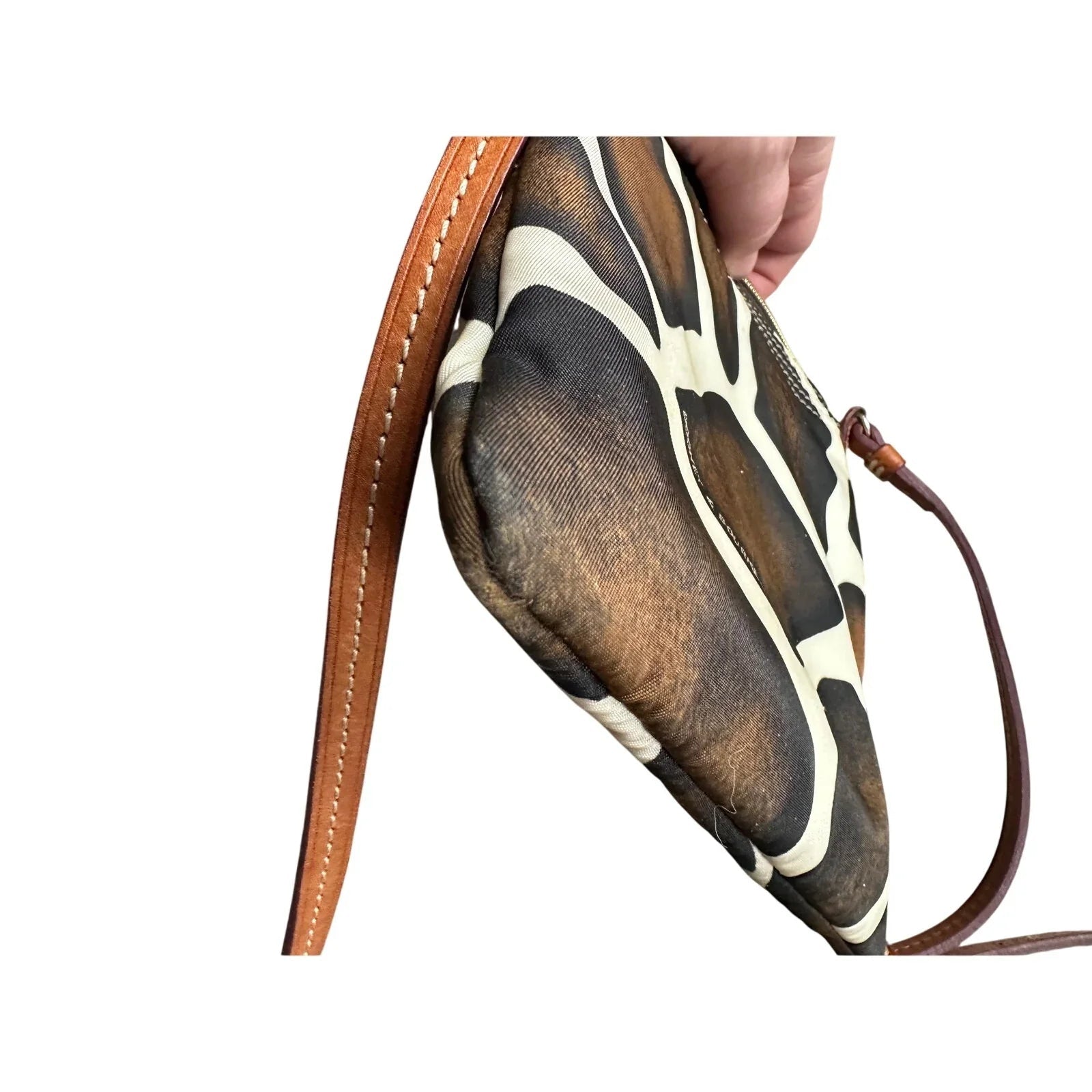 Dooney & Bourke Giraffe Print Triple Zip Nylon Crossbody Bag - Dooney & Bourke - Crossbody Bag - A+ Stuff