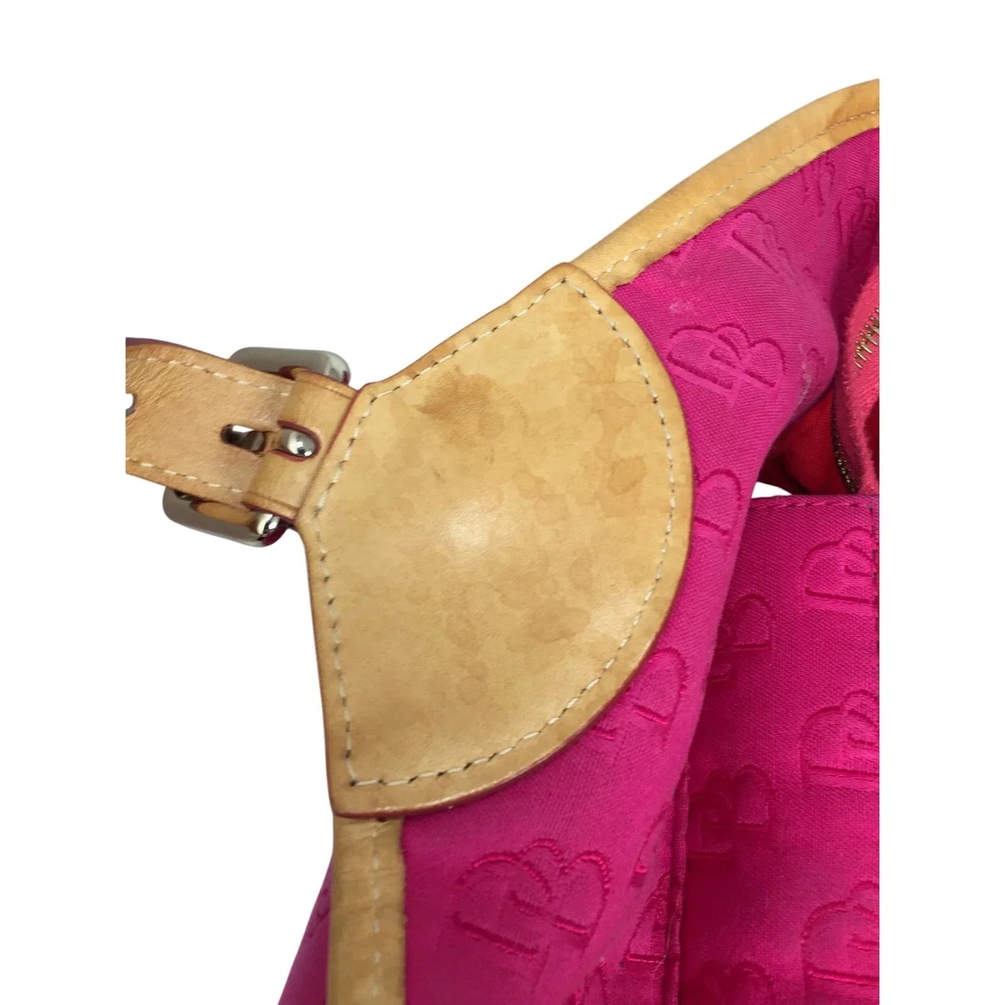Dooney & Bourke Oversize Deep Pink Hobo Bag - Dooney & Bourke - Hobo Bag - A+ Stuff