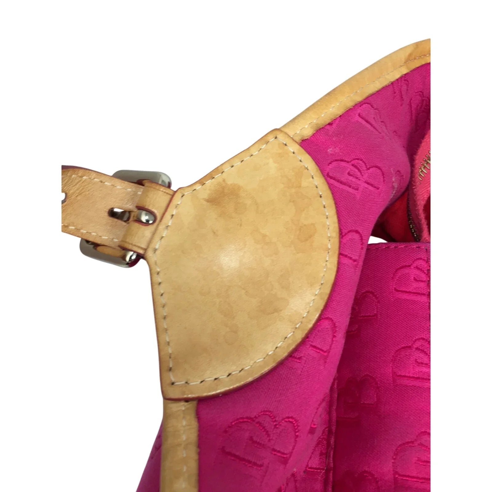 Dooney & Bourke Oversize Deep Pink Hobo Bag - Dooney & Bourke - Hobo Bag - A+ Stuff
