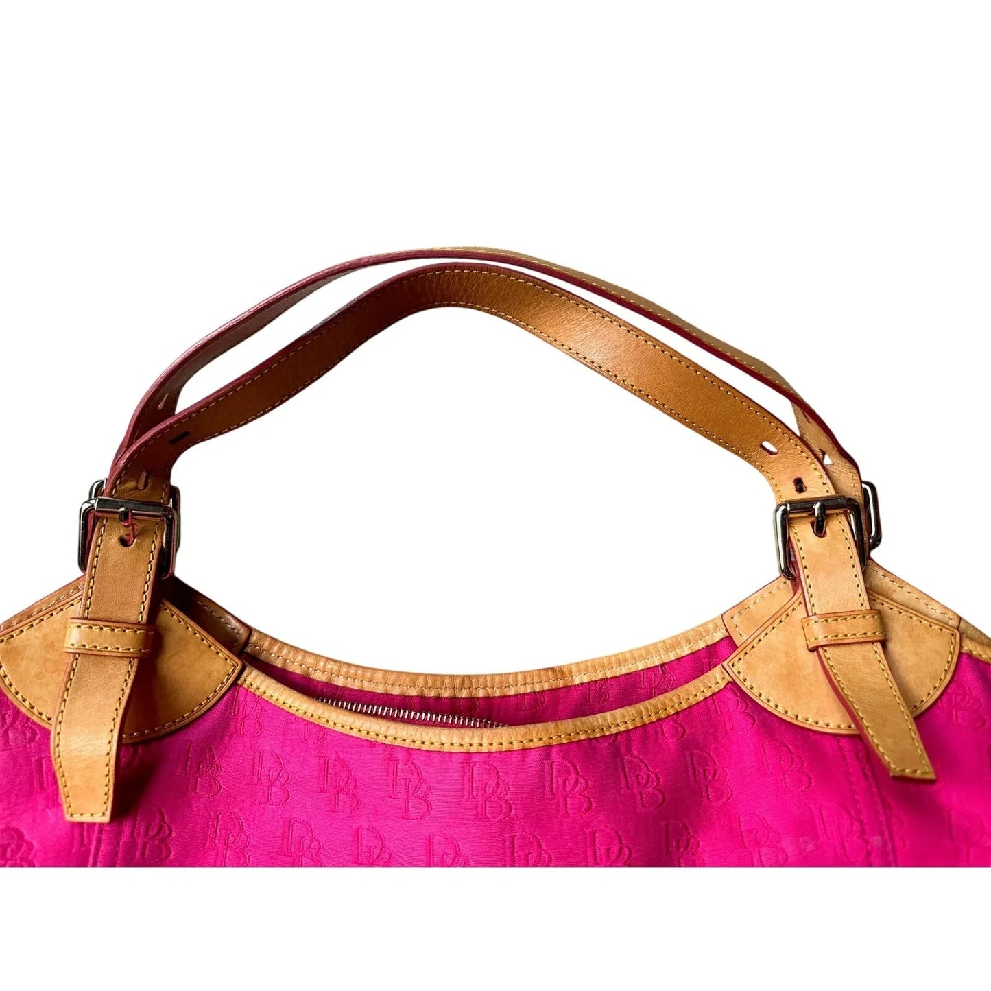 Dooney & Bourke Oversize Deep Pink Hobo Bag - Dooney & Bourke - Hobo Bag - A+ Stuff