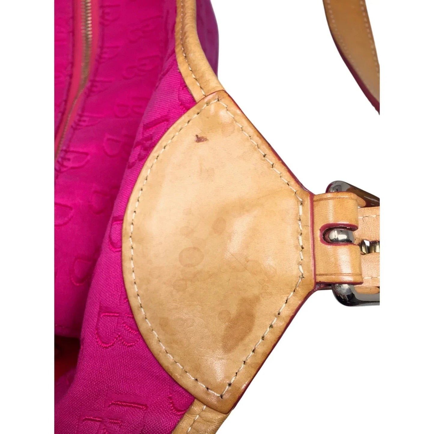 Dooney & Bourke Oversize Deep Pink Hobo Bag - Dooney & Bourke - Hobo Bag - A+ Stuff