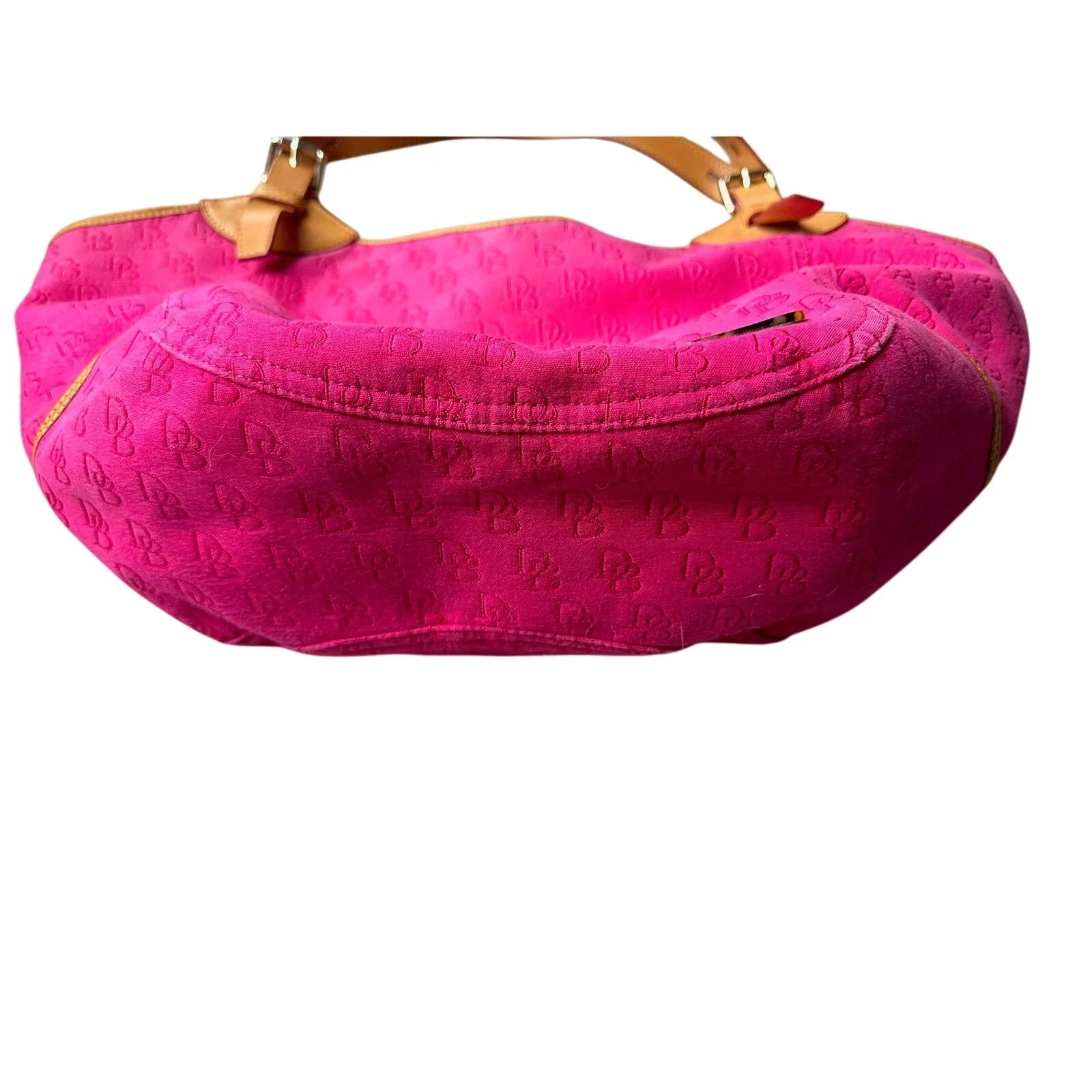 Dooney & Bourke Oversize Deep Pink Hobo Bag - Dooney & Bourke - Hobo Bag - A+ Stuff