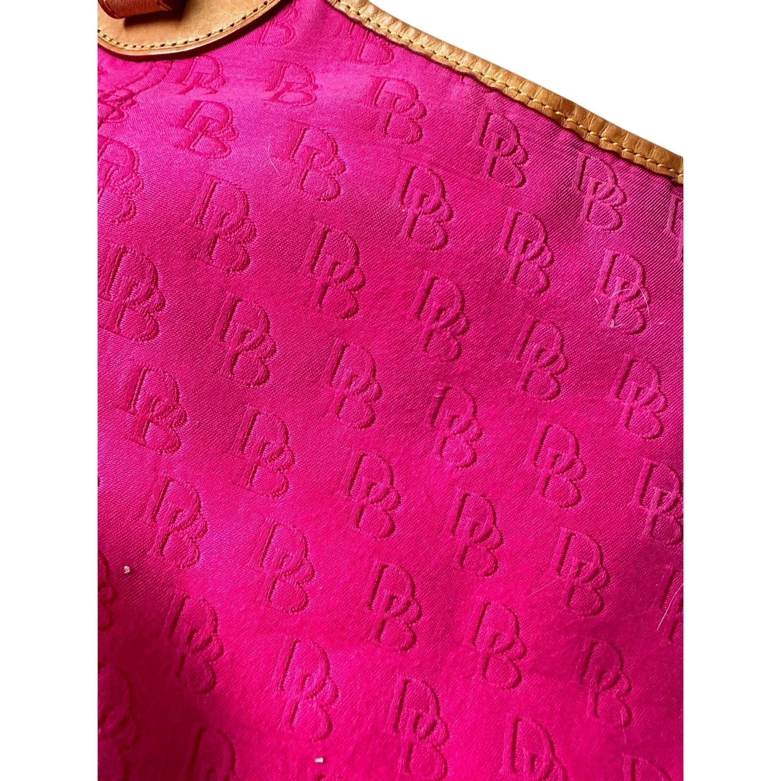 Dooney & Bourke Oversize Deep Pink Hobo Bag - Dooney & Bourke - Hobo Bag - A+ Stuff