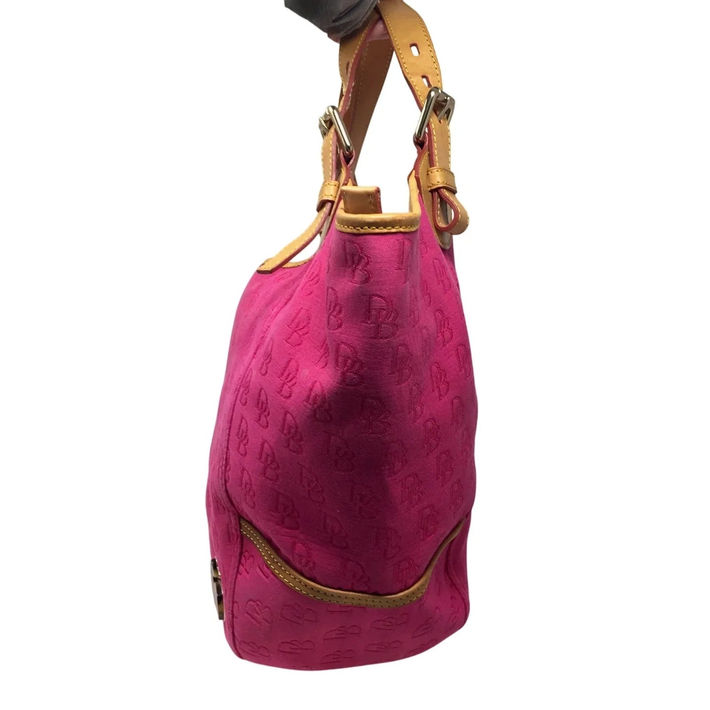 Dooney & Bourke Oversize Deep Pink Hobo Bag - Dooney & Bourke - Hobo Bag - A+ Stuff