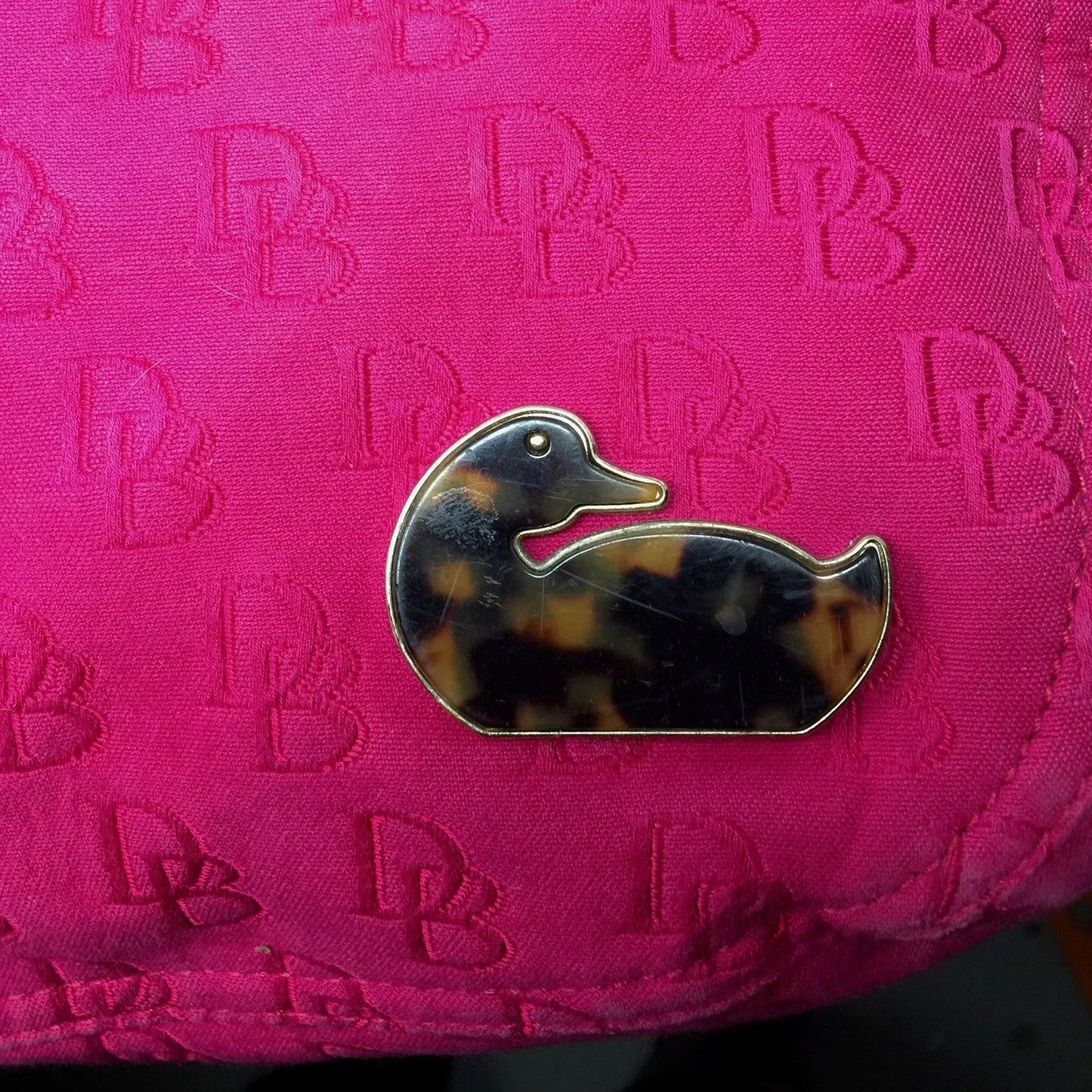 Dooney & Bourke Oversize Deep Pink Hobo Bag - Dooney & Bourke - Hobo Bag - A+ Stuff