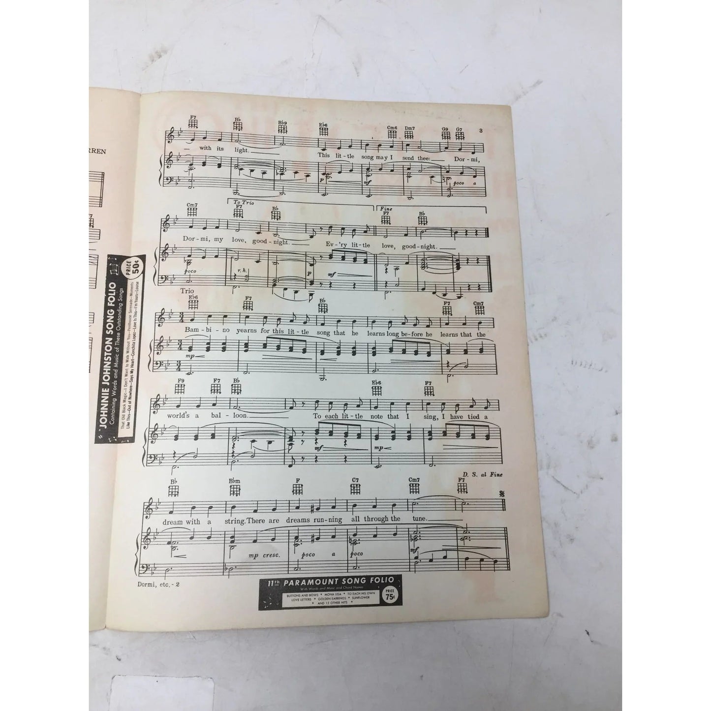 Dormi - Dormi - Dormi (Sleep - Sleep - Sleep) - A+ Stuff - SHEET MUSIC - A+ Stuff