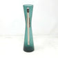 UNIQUE Greenish TEAL Glass PITCHER with Metal Handle Hourglass --  A+ Stuff Serving Pitchers & Carafes