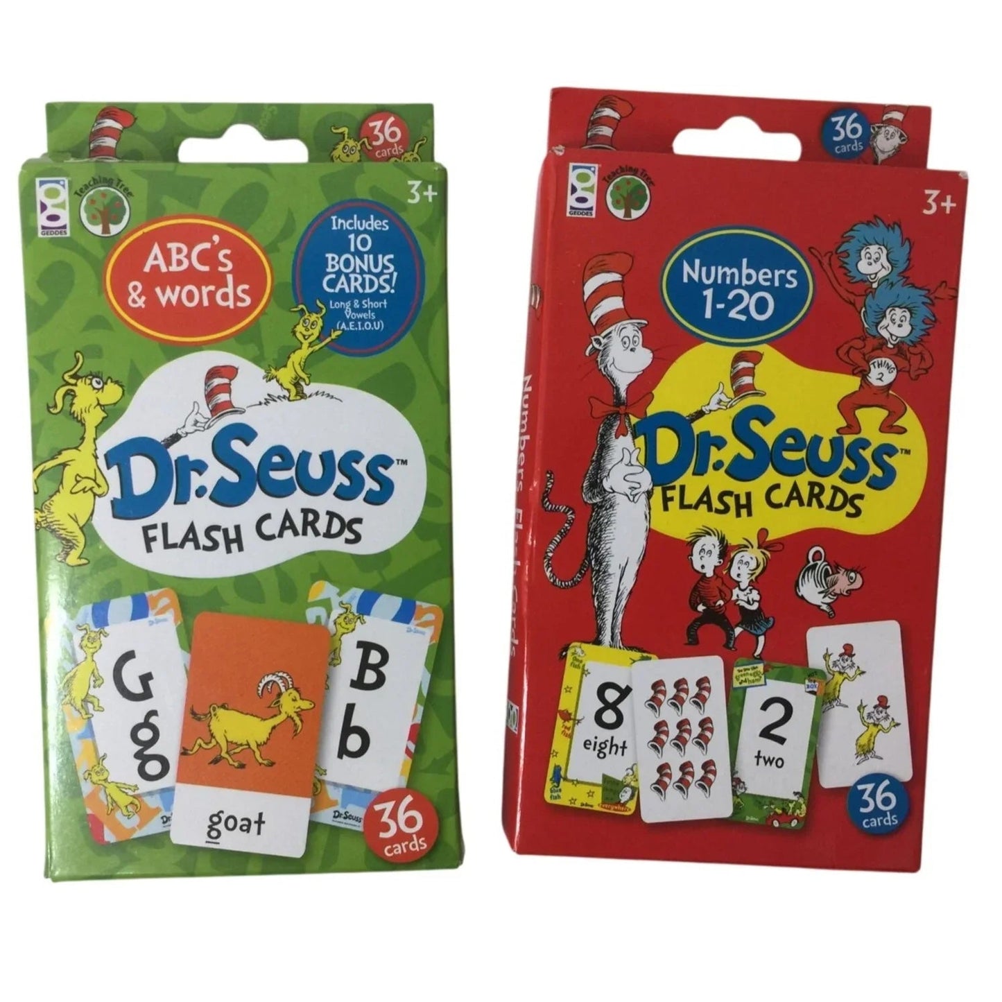 Dr. Seuss Number Flash Cards and ABC'S & Words Flash Cards - A+ Stuff - Card Games - A+ Stuff
