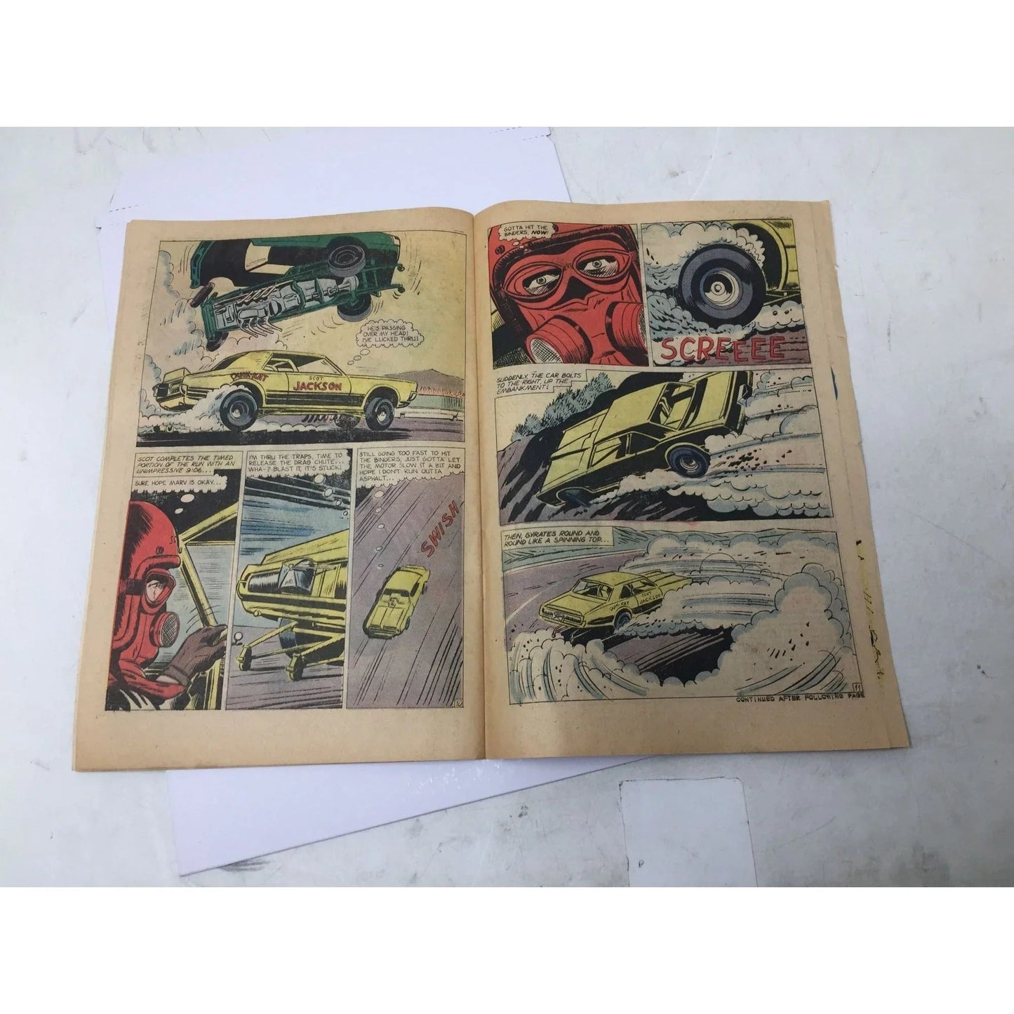 ''DRAG N' WHEELS'' (Featuring Scot Jackson) Vintage Comic Book - A+ Stuff - comic books - A+ Stuff