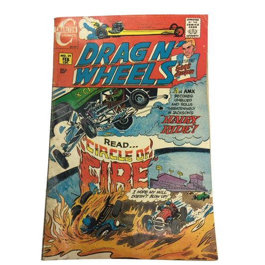 ''DRAG N' WHEELS'' (Featuring Scot Jackson) Vintage Comic Book - A+ Stuff - comic books - A+ Stuff