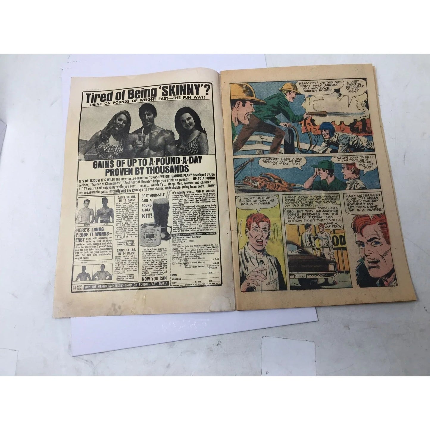 ''DRAG N' WHEELS'' (Featuring Scot Jackson) Vintage Comic Book - A+ Stuff - comic books - A+ Stuff
