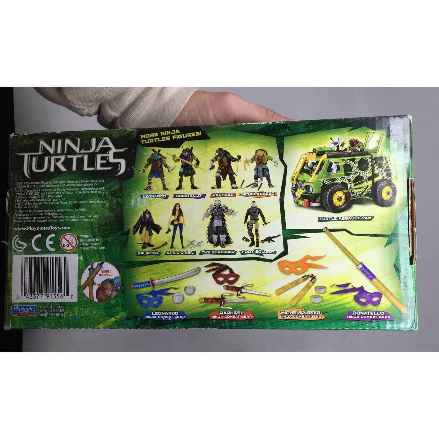 Teenage Mutant Ninja Turtles (TMNT) Leonardo Action Figure Toy NWT