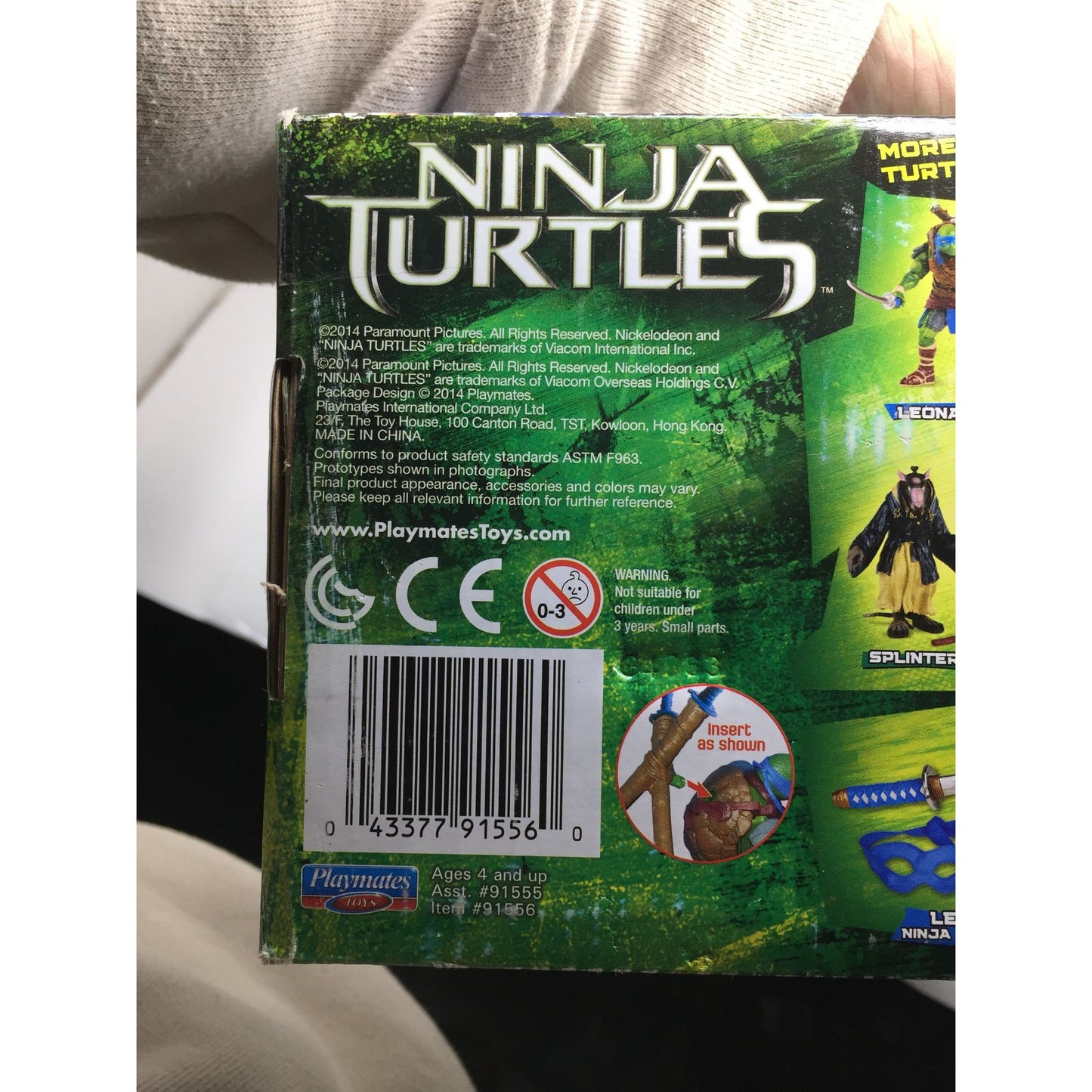 Teenage Mutant Ninja Turtles (TMNT) Leonardo Action Figure Toy NWT