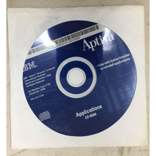 Vintage Discs (2) IBM Aptiva For Machine Type 2158