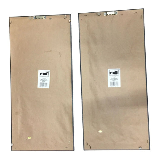 Set of 2 Wall Hanging Home Decor/Print with Leaves- Wooden Frame- Item #8617 vandeawall  A+ Stuff