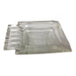 Vintage Clear Glass Squared Ashtray