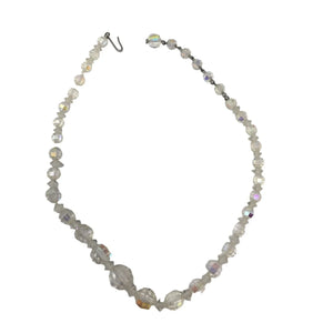 Womens Choker Style Beaded Necklace with Hook Clasp