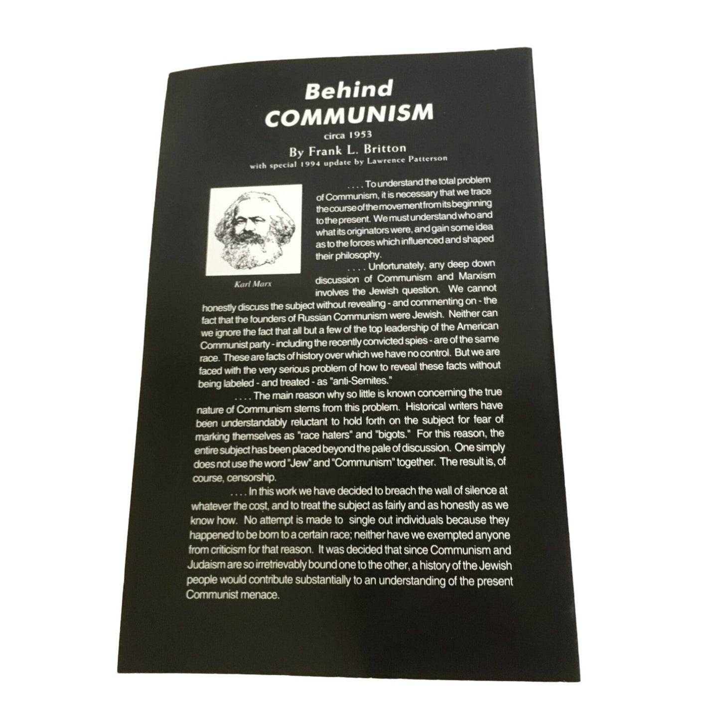 Behind Communism by Frank L. Britton Paperback Book