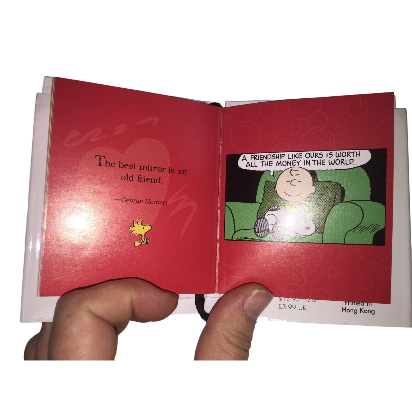 Oh Friend of Friends : Peanuts on Friendships by Charles Schulz Vintage Mini book