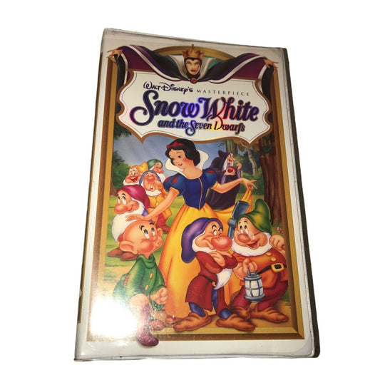 Walt Disney's Masterpiece Snow White And The Seven Dwarfs VHS Tape