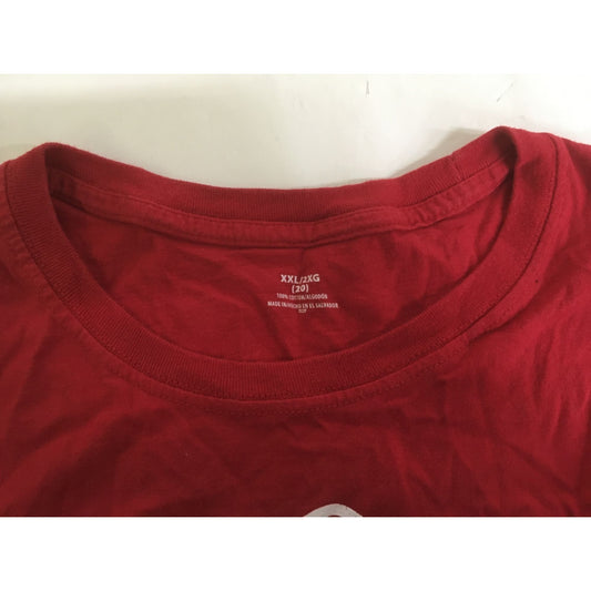 Womens XXL Always Believe Christmas Red/Green Tee Shirt