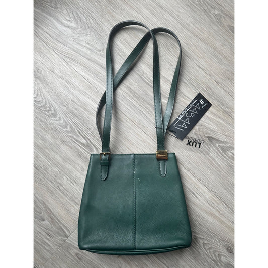 Hunter Green Leather Burberry Bag