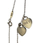 Tiffany & Co "Return To" Double Heart Necklace with Diamond