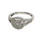 Brilliant 1/2 Ct Split Shank Lab Created Diamond Ring - Beautiful! - Size 6.75