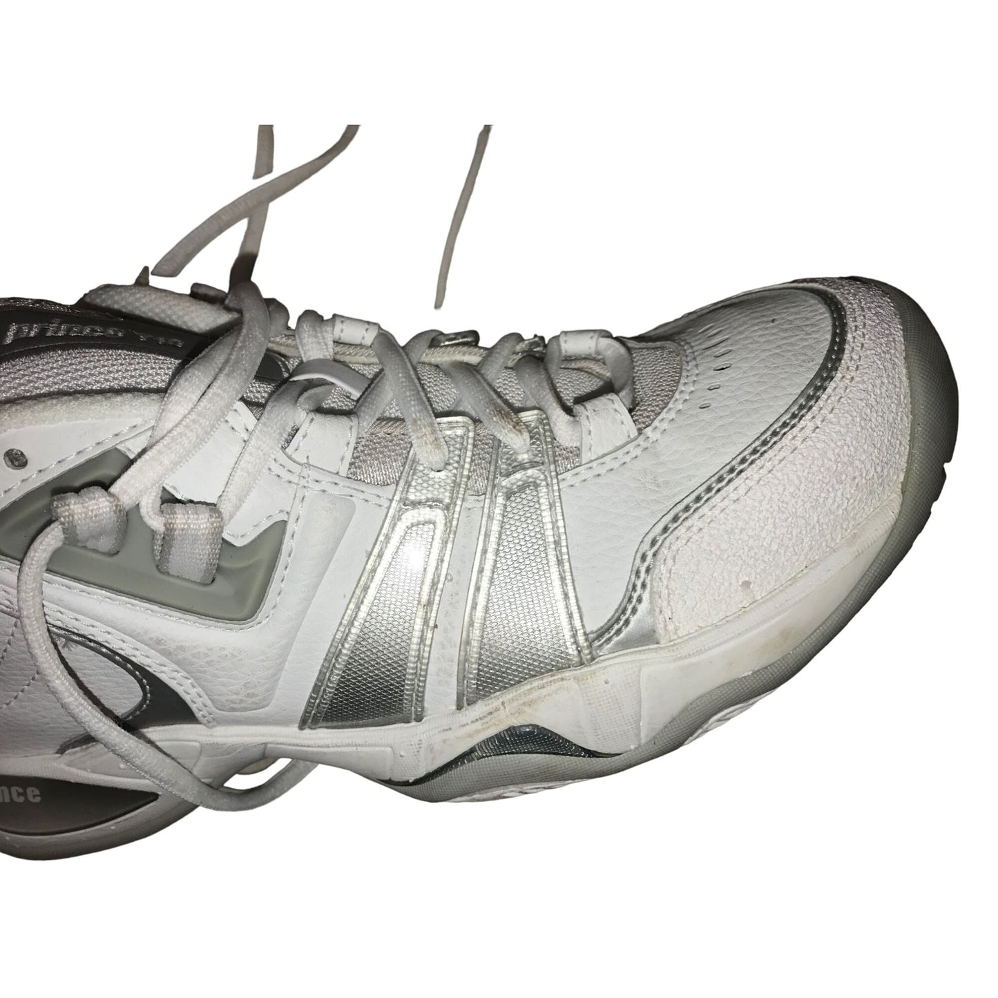 Prince T10 Women's White and Gray Tennis Shoes